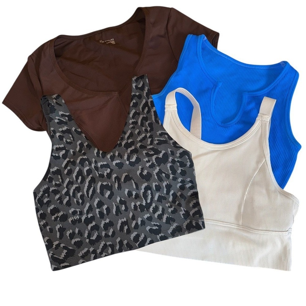 Ribbed Comfort‎ Sports Bra Cream Basic Everyday Athleisure Tank Top